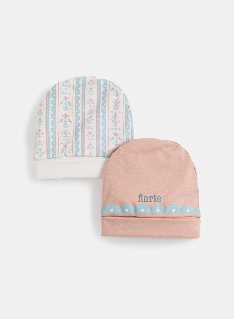 Baby Girls Hat Pack Of 2